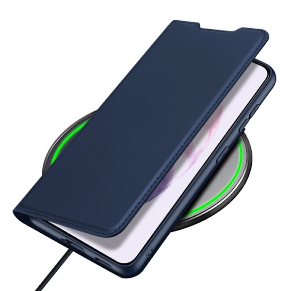 Samsung S22 Dux Ducis Skin Pro med Kortfack - Blå