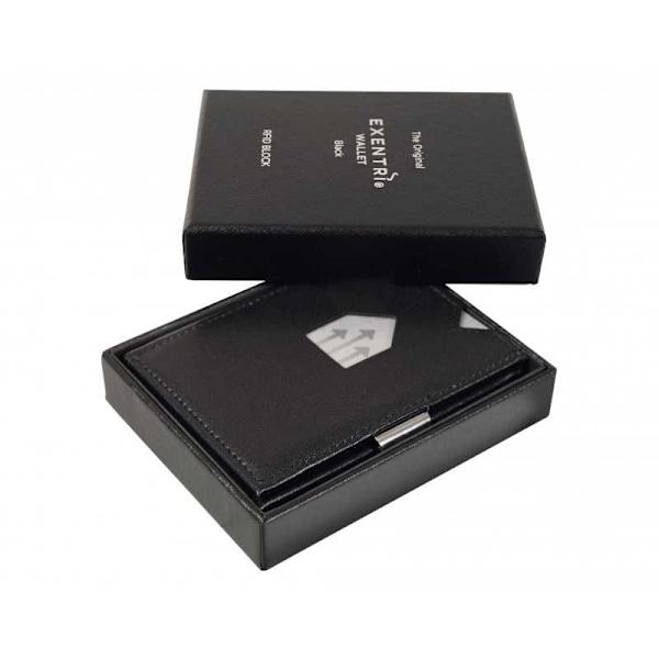Exentri Smart Wallet - RFID Sikker Blå one size
