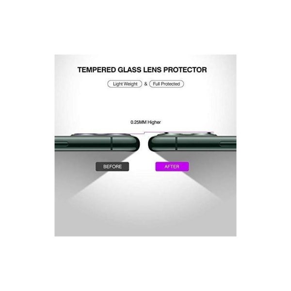 Samsung S22 Ultra -kameran linssisuojus karkaistua lasia Transparent
