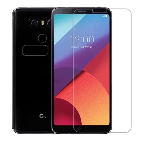 2-PACK LG G6 | Hærdet glas 0,26mm 2,5D 9H Transparent
