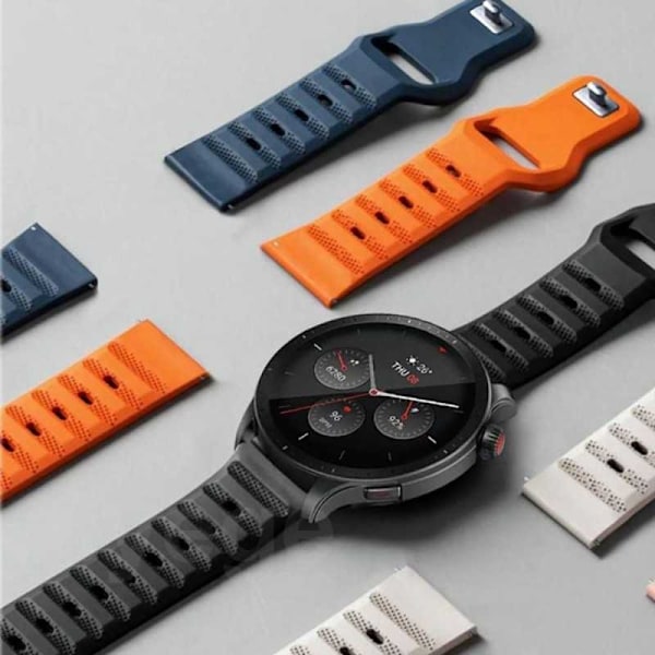 Universalt Slitstarkt Klockarmband Titan's Grip 20mm - Svart