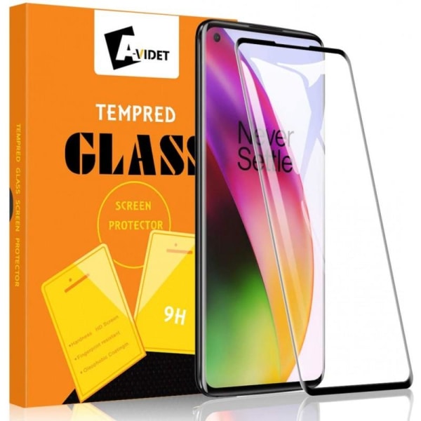 2-PACK OnePlus 8T FullFrame karkaistu lasi 0,26mm 2,5D 9H Transparent