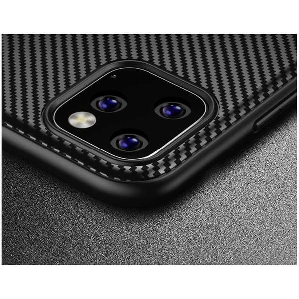 iPhone 12 Mini iskunkestävä mobiilikotelo FullCarbon Black