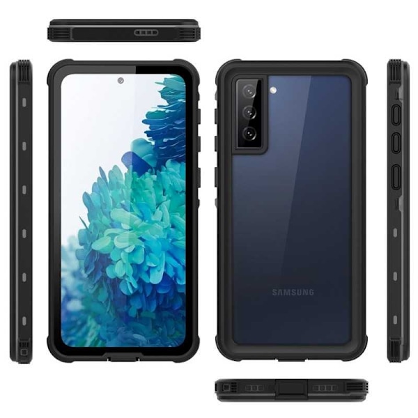 Samsung S21 Plus Heltäckande Vattentät Premium Skal - 2m Transparent