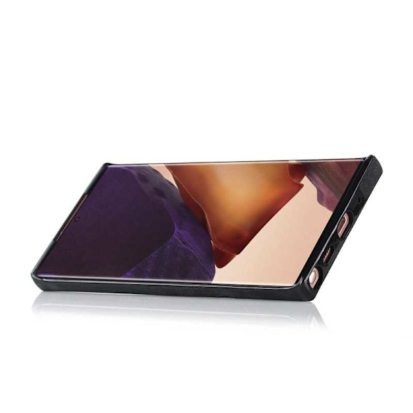 Samsung Note 20 Ultra -matkapuhelimen suojakuori korttitelineellä Retro V4 Black