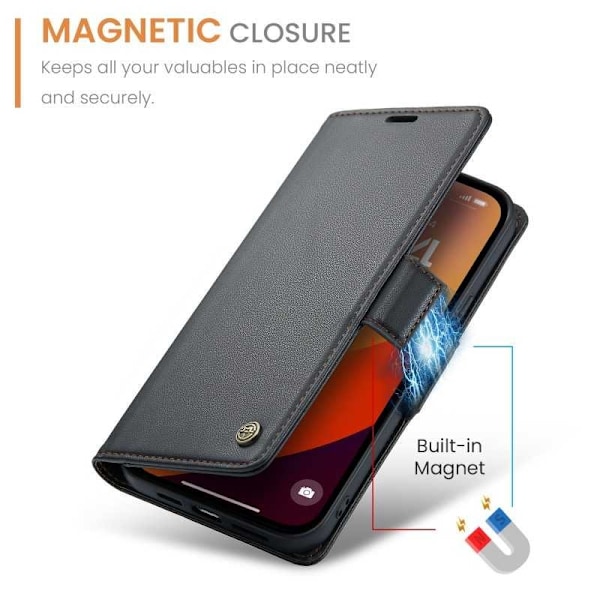 CaseMe Skin Pro Fodral iPhone 15 Pro Max Svart