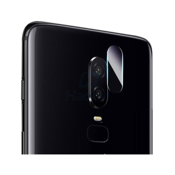 2-PACK OnePlus 6 kameralinsedeksel Transparent