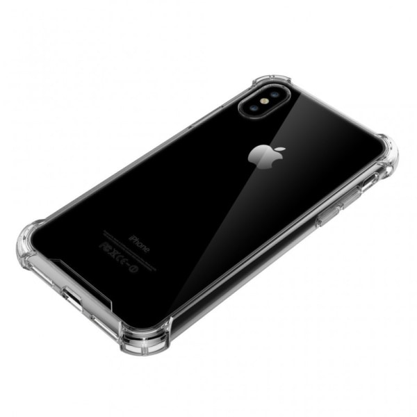 iPhone X Iskunvaimennus Silikoni Shell Shockr Transparent