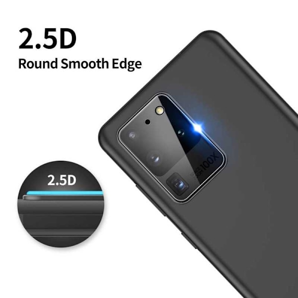 2-PACK Samsung S20 Ultra Camera Protection Linssin suojaus Transparent