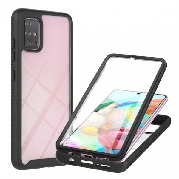 Samsung A71 Full Coverage Premium 3D-etui ThreeSixty Transparent