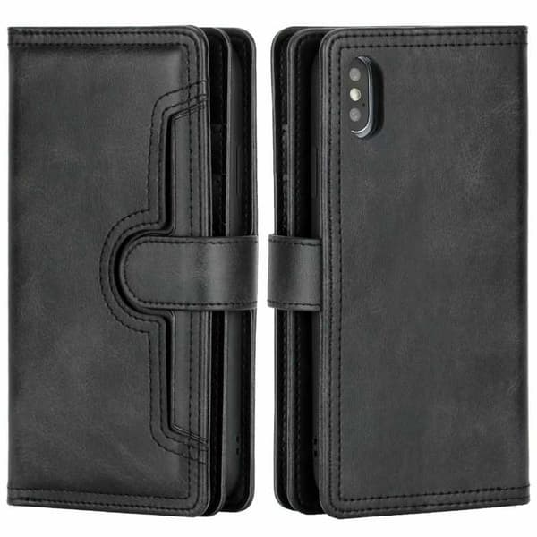 iPhone X / XS Wallet Case 10-taskuinen Array V3 Rosenguld
