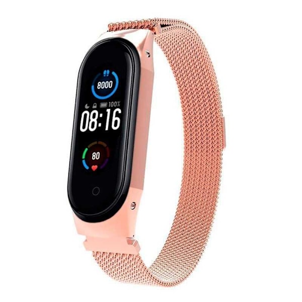 Amazfit Band 5 Armband Milanesisk Loop Roséguld Rosa guld