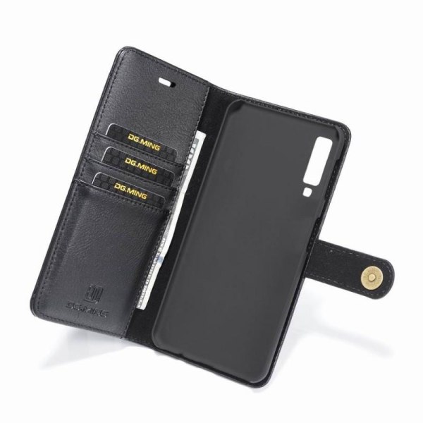 Mobilplånbok Magnetisk DG Ming Samsung A7 2018 (SM-A750FN) Svart