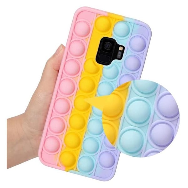 Samsung S9 beskyttelsescover Fidget Toy Pop-It V2 Multicolor