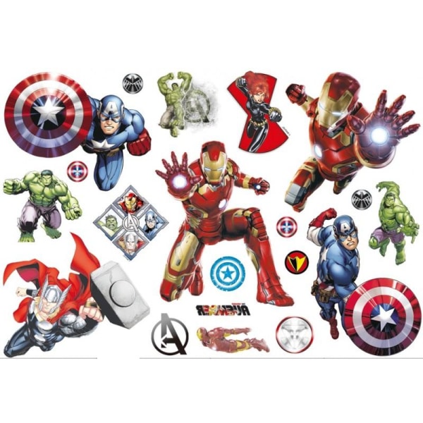 15-PACK Avengers Tatuering multifärg