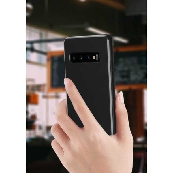 Samsung S10 Plus Smart Flip Case Clear View Seisova V3 Rocket Black