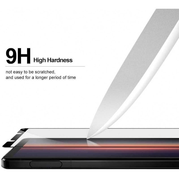 2-PACK Xperia 1 III Hærdet glas 0,26 mm 2,5D 9H Fullframe Transparent