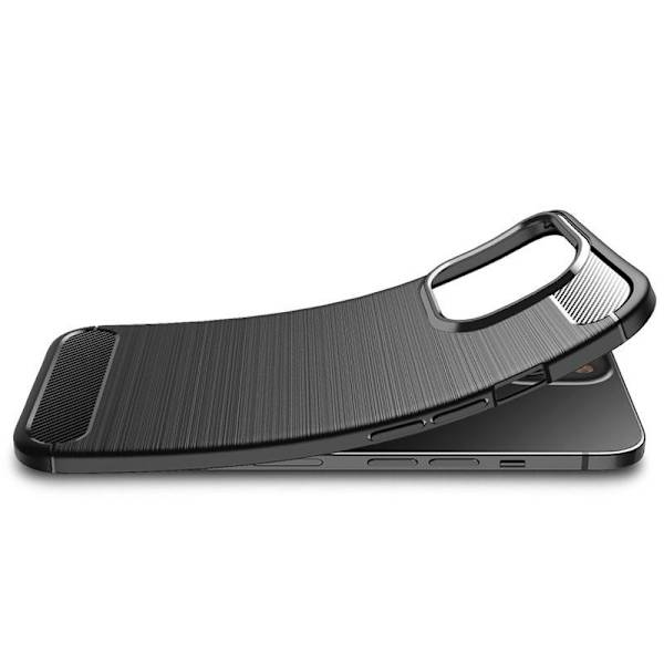 iPhone 14 Pro stødsikkert slankt cover FullCarbon V4 Black