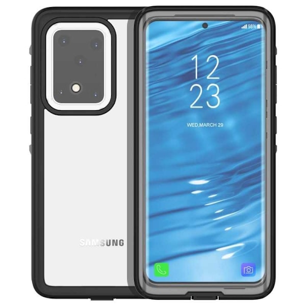Samsung Galaxy S20 Ultra Heltäckande Vattentät Premium Skal - 2m Transparent