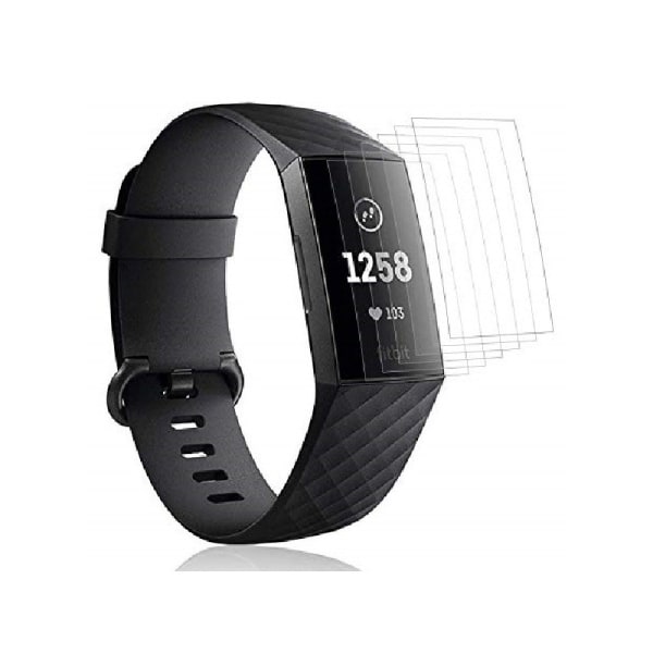 3-PACK Fitbit Charge 4 Premium Skärmskydd CrystalClear Transparent