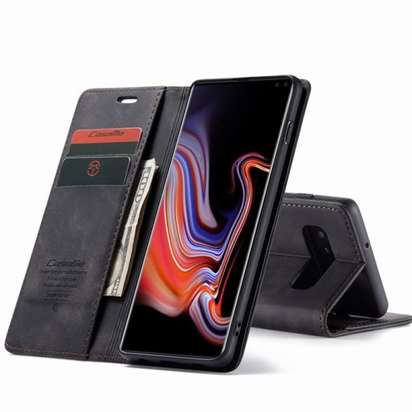 Samsung S10 Plus Exclusive & Elegant Flip Case CaseMe 3-FACK Black