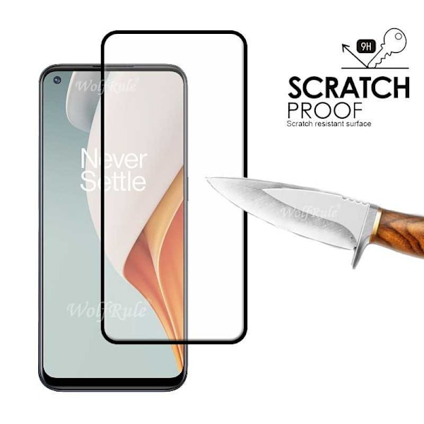OnePlus Nord N100 FullFrame Härdat glas 0.26mm 2.5D 9H Transparent