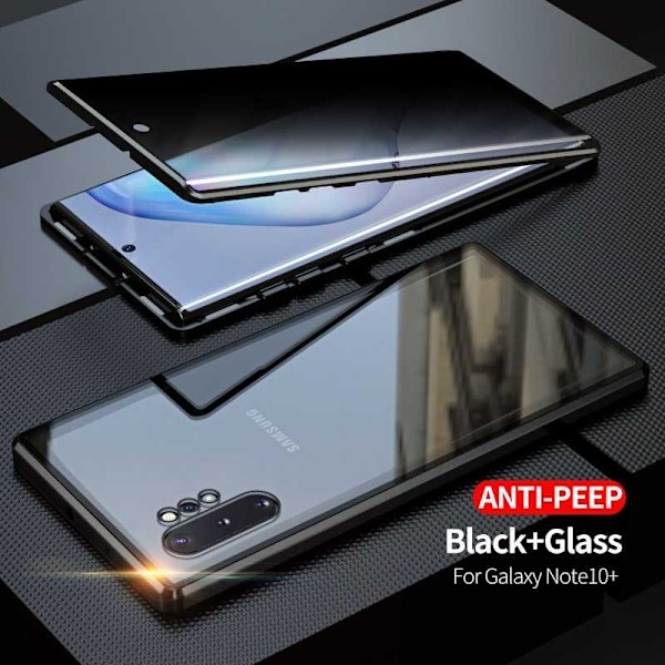 Samsung Note 10 Plus Privacy Full Coverage Premium Cover Glassback V4 Transparent