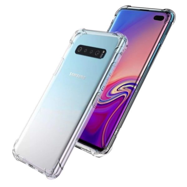 Samsung S10 iskuja vaimentava silikonisuojus Iskunvaimennin (SM-G973F) Transparent