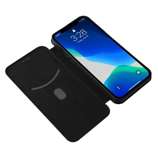 iPhone 13 Pro Max Flip Case -korttipaikka CarbonDreams Svart