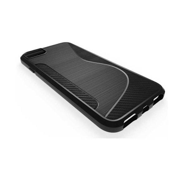 iPhone 7 Ultratunn Stötdämpande Skal S-Line Svart
