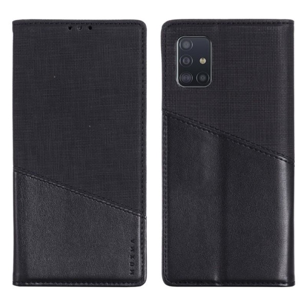 Samsung A51 Elegant PU-lærveske med RFID-blokk Black