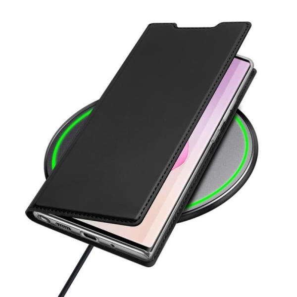 Samsung Note 20 Ultra Exclusive Flip Case Smooth-kortspor Black