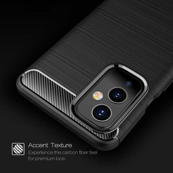 OnePlus 9 Iskunkestävä SlimCarbon -kotelo Black