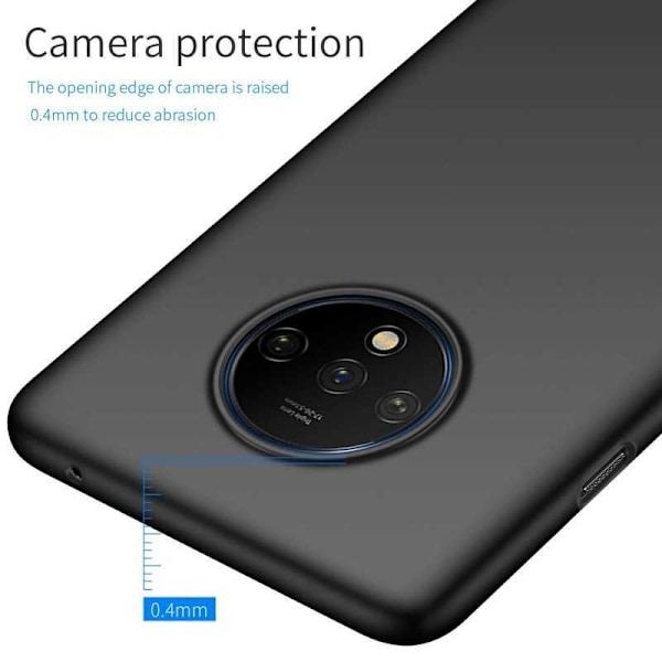 OnePlus 7T Ultra Thin Matte Black Cover Basic V2 Black