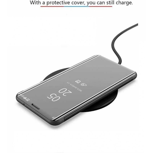 Samsung S23 FE Smart Flip Case Clear View Seisova V2 Rocket