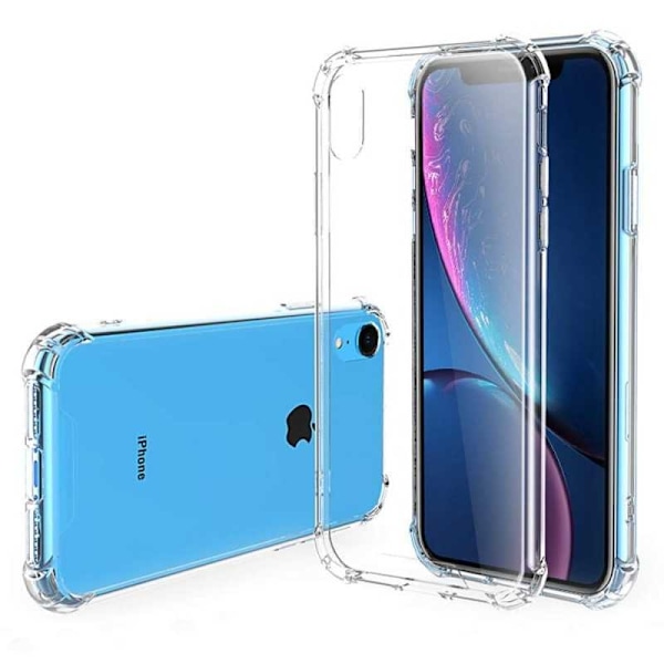 iPhone XR stødabsorberende silikone Shell Shockr Transparent