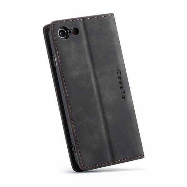 iPhone SE (2020 & 2022) Elegant Flip Case CaseMe 3-FACK Black