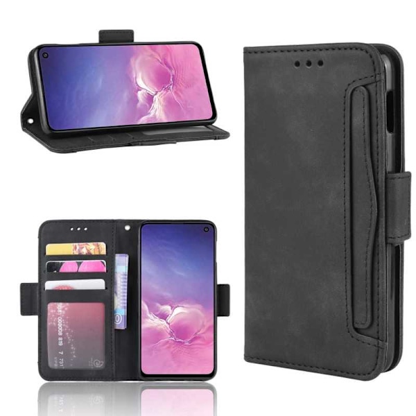 Samsung Galaxy S10e Plånboksfodral PU-Läder 6-FACK Winston V3 Svart