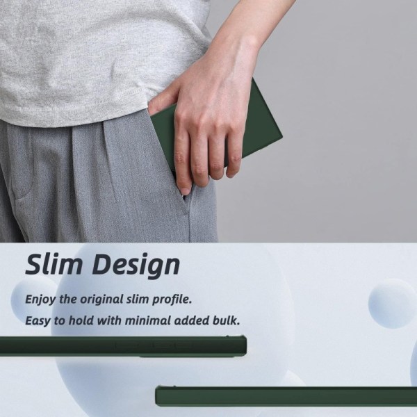 Samsung S22 Ultra Gummieret matgrøn skalvæske - grøn