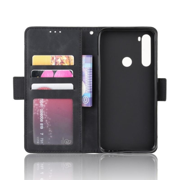 Xiaomi Redmi Note 8 Wallet Case PU Læder 6-SLOT Winston V3 Black