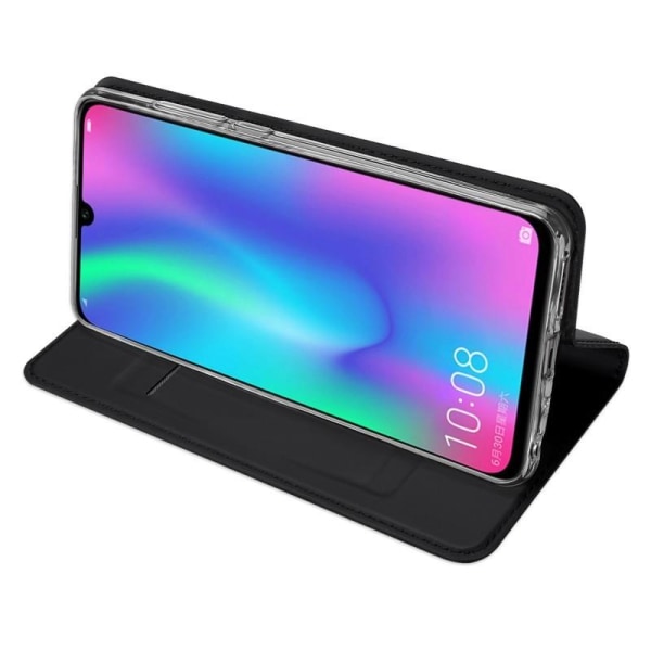 Huawei P Smart 2019 Flip Case Skin Pro korttilokerolla Black