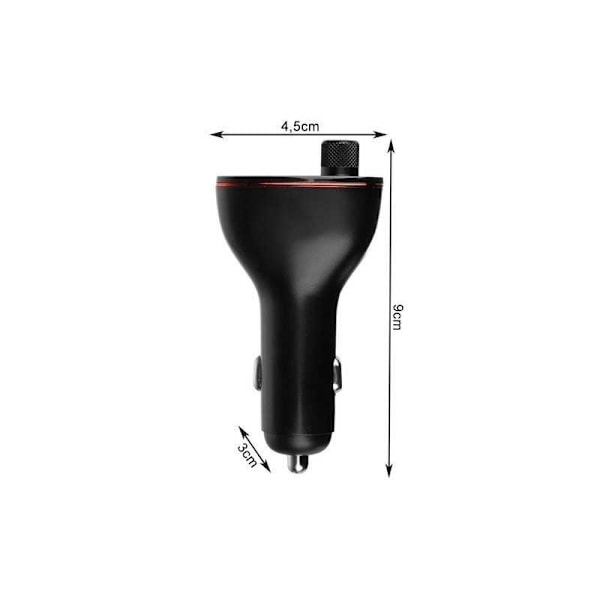 FM bluetooth sender/oplader Black