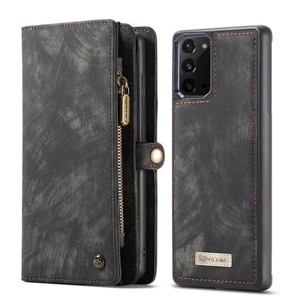 Samsung Note 20 Plånboksfodral Multi-Slot 13-FACK Svart
