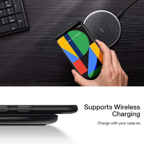 Google Pixel 4 XL Ultratunt Mattsvart Skal Basic V2 Svart