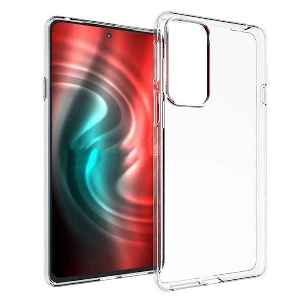 Motorola Edge 20 Stöttåligt Genomskinligt Skal Simple Transparent
