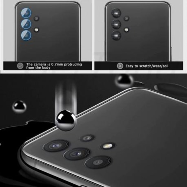 2-PACK Samsung A32 5G Kamera Linsskydd Transparent