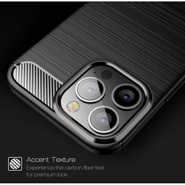 iPhone 13 Pro Max Shockproof Shell SlimCarbon Black