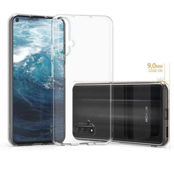 Huawei Nova 5T Stötdämpande Mjukt Skal Simple Transparent