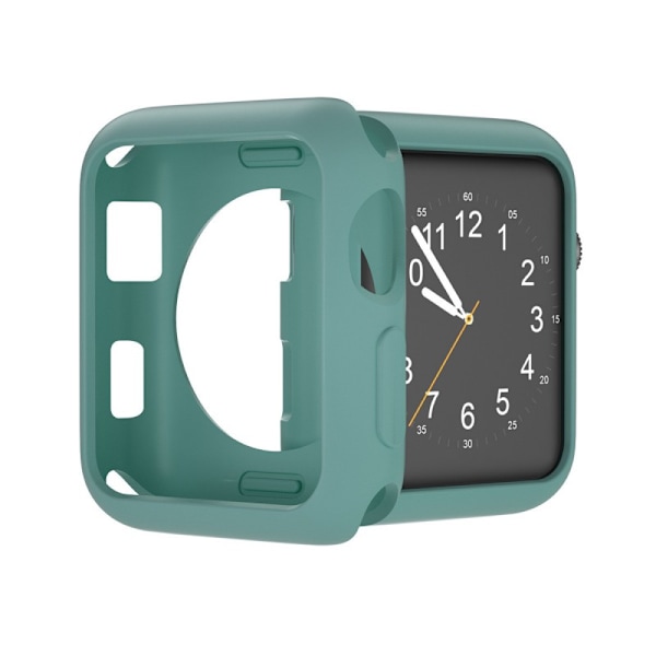 2-PACK Soft Bumper Shell Apple Watch 44mm Grön