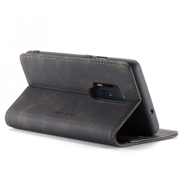 OnePlus 8 Pro Elegant Flip Cover CaseMe 3-RUMMET Black